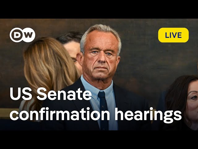 Live: US Senate confirmation hearings of Robert F Kennedy Jr. and Pam Bondi | DW News