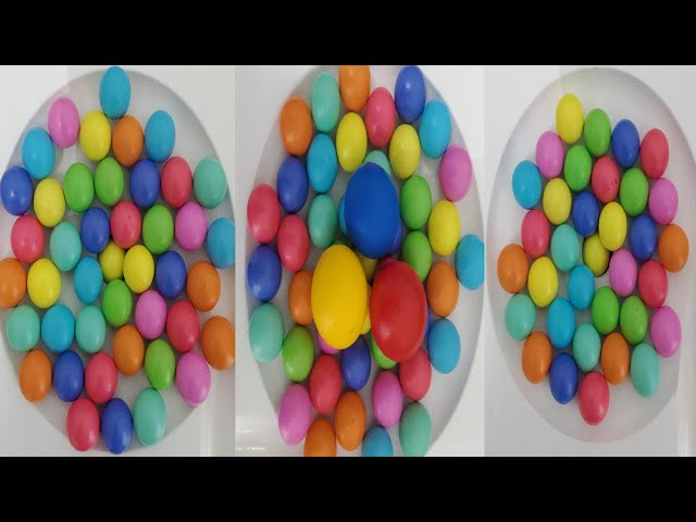 Marbles Run Race ASMR 🟣🟠🟢 Satisfying rainbow Mables Reverse video ASMR soud 🌈