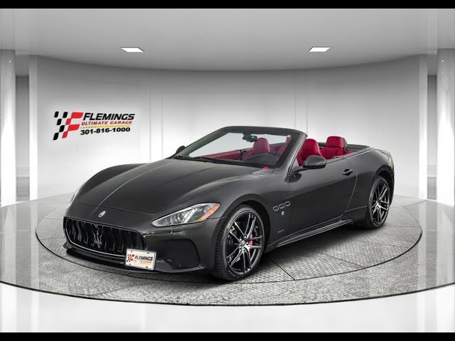 2018 MaseratiGranTurismo Sport Convertible