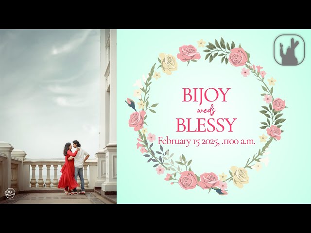 Bijoy Weds Blessy | 15-2-2025 | 11:00am | Madre de Deus Church Vettucaud