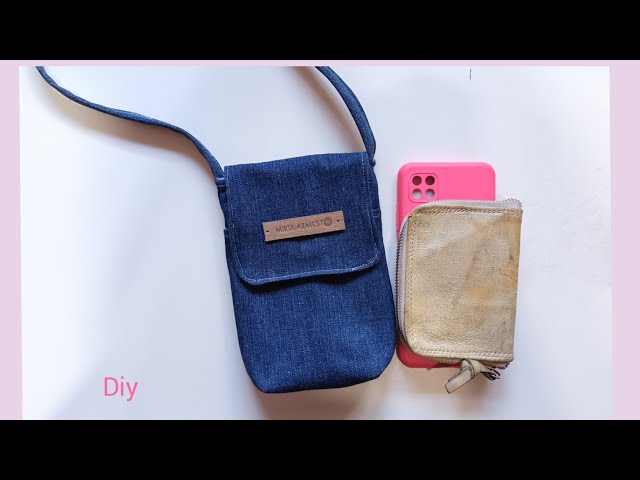 DIY | Bag Denim No Zipper From Old Jeans Easy | Tutorial Bag | Upcycled | Recycled denim