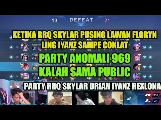 PARTY ANOMALI KALAH SAMA PUBLIC JAGO INI KALAH SAMA FLORYN KALAH SAMA SUPPORT MULU COK SKYLAR PUSING