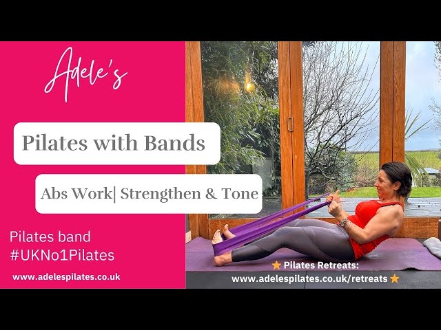 Pilates with Bands | Abs Work on the Floor | Strengthen & Tone #UKNo1Pilates