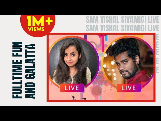 Sam Vishal |Sivaangi | LIVE