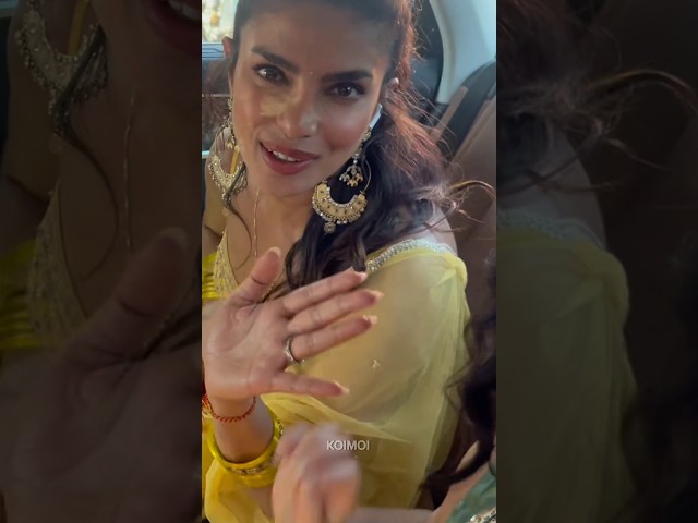 Priyanka Chopra in her Desi Avatar for the wedding festivities of her brother ✨️😍