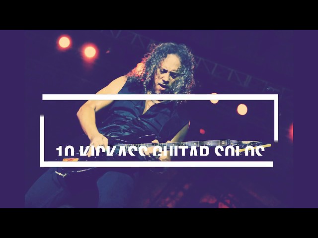 Top 10 Kirk Hammett Solos (Metallica)