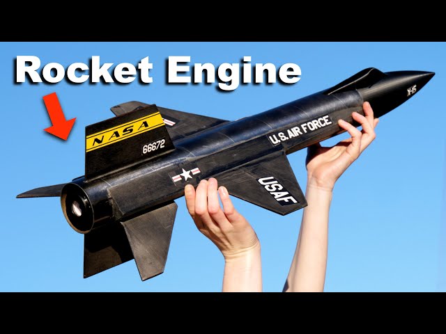 Building a HIGH SPEED Rocket Plane (X-15)