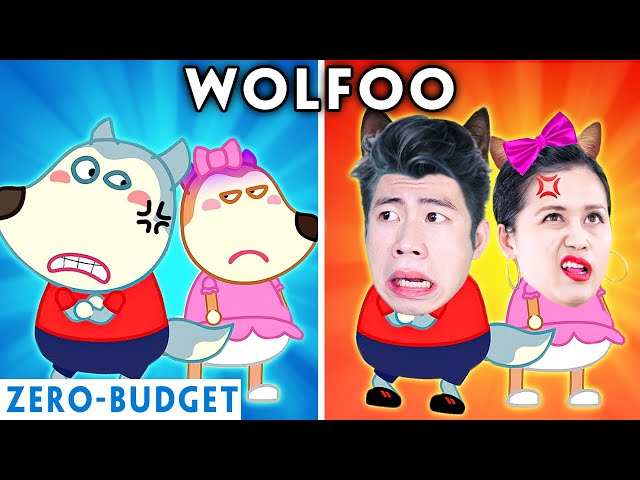 WOLFOO & LUCY PARODY COMPILATION - FUNNIEST MOMENTS OF WOLFOO | WOLFOO WITH ZERO BUDGET!