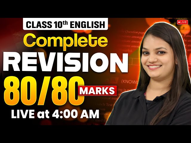 🚀 Mission Possible: CBSE Class 10 Most Expected Questions | Final Revision | English By Nidhi Ma’am