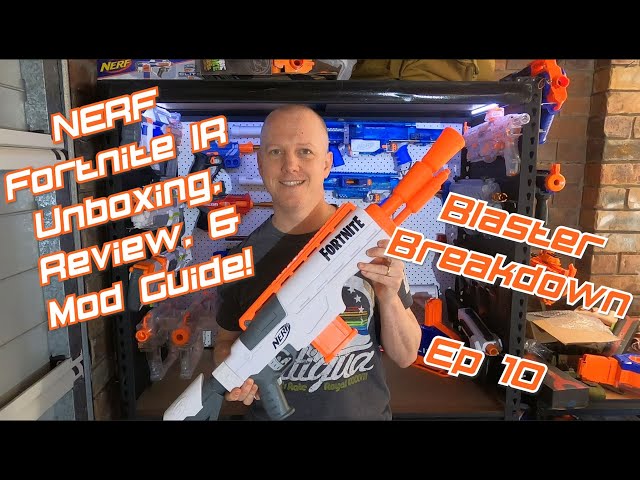 Blaster Breakdown 10 (Oct 2020) - Nerf Fortnite IR - Unboxing, Review & Mod Guide!