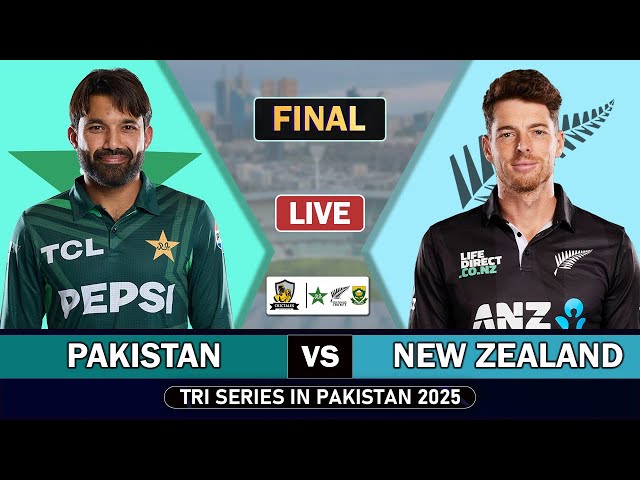 TRI SERIES - PAKISTAN vs NEW ZEALAND FINAL MATCH LIVE SCORES | PAK vs NZ LIVE MATCH COMMENTARY | 2