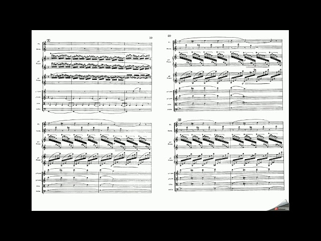 Saint-Saëns - Carnival of the animals - score