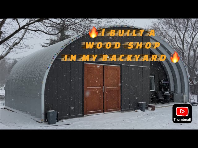 I had no idea how to do this! 🤯 {Building a Quonset Hut Wood Shop}