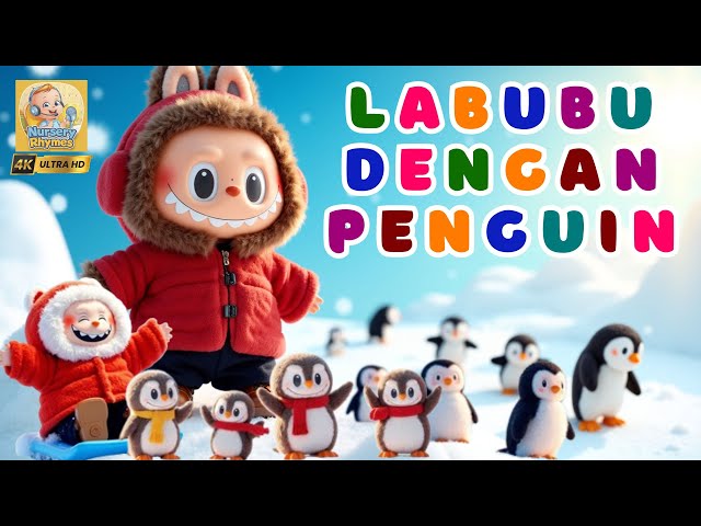 Labubu dengan Penguin 🐧 - Nursery Rhymes | Lagu Anak Indonesia |Lagu Labubu Bahasa Indonesia #LABUBU