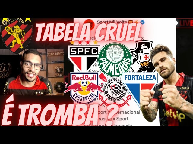 💣TROMBA : 1º TURNO DA SÉRIE A MUITO DIFÍCIL PRO SPORT ! TABELA DA SÉRIE A DIVULGADA!