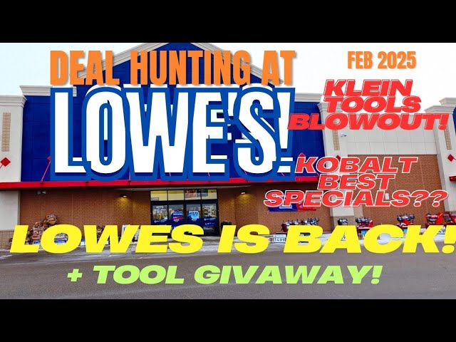 INSANE LOWES DEALS HOME DEPOT PEOPLE CAN'T MISS! KOBALT BEST TOOL?? KLEIN MUST HAVES! NEW MODBOX IN!