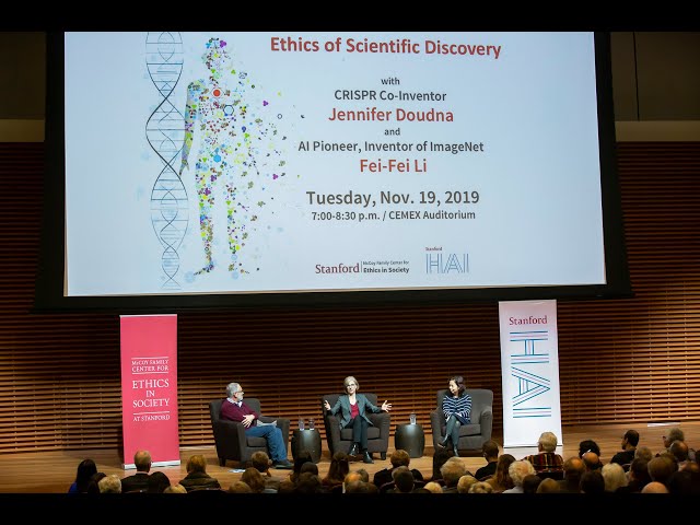 CRISPR, AI, and the Ethics of Scientific Discovery | Jennifer Doudna and Fei-Fei Li: 2019