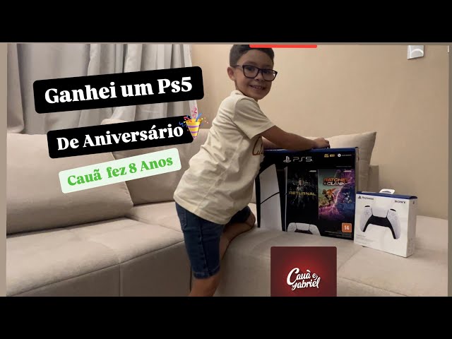 Cauã fez 8 anos e ganhou um presentão , assista o vídeo até o final e confere a reação 😃