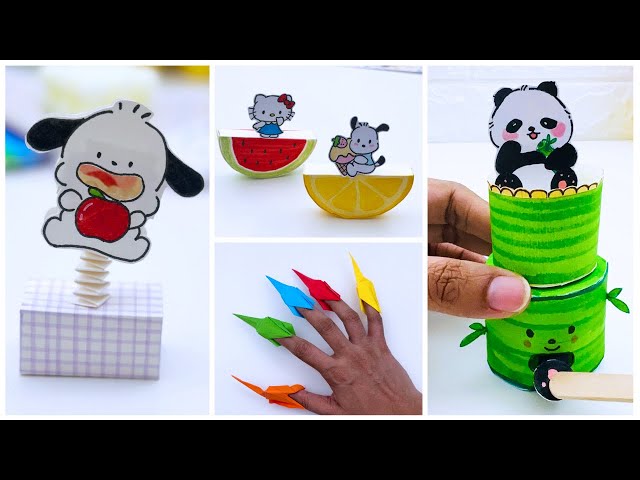 8 Easy Paper craft/ Easy craft ideas / miniature craft / how to make / DIY / school project #craft