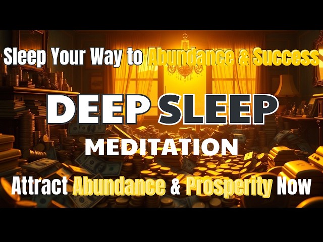 Manifest Abundance with Guided Sleep Meditation | Sleep & Attract Wealth Now!