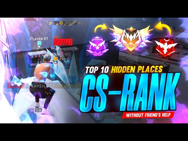 TOP 10 HIDDEN PLACES IN CLASH SQUAD IN FREE FIRE | CS RANK PUSH TIPS AND TRICKS 2025 | Player 07