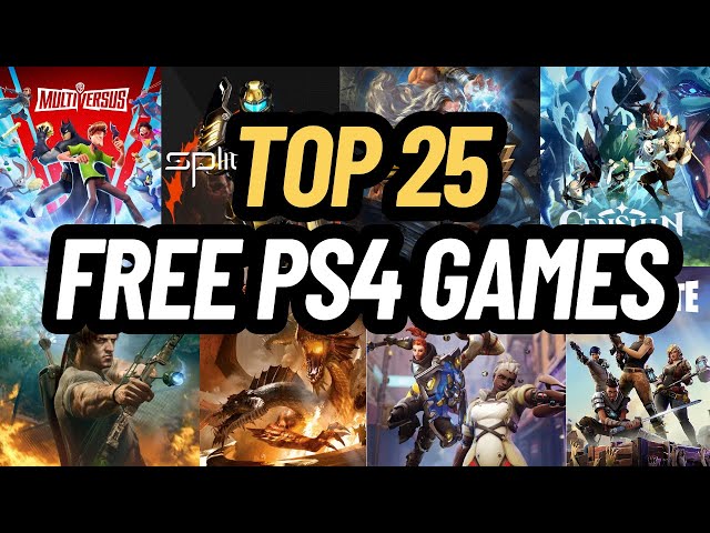 TOP 25 BEST FREE GAMES ON PS4