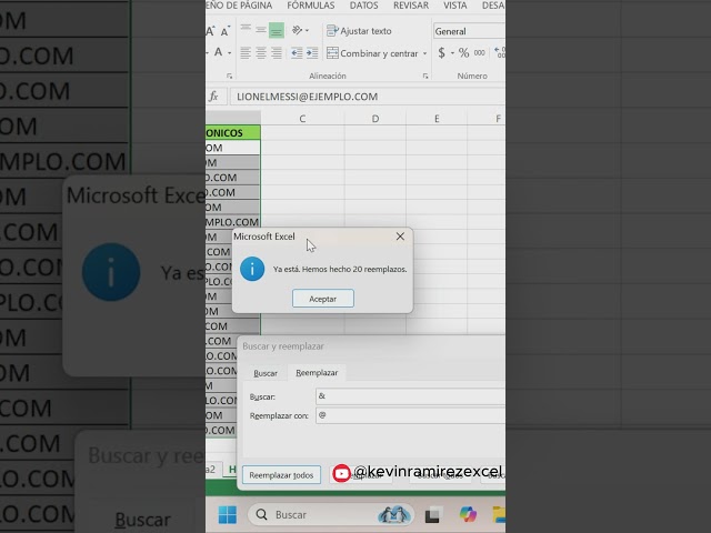 Reemplaza datos rápidamente en excel  #Excel #exceltips #tipsexcel #office #microsoft