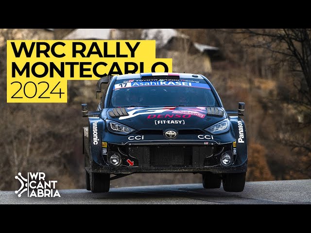 Best of WRC Rally de Monte-Carlo 2024 | FLAT OUT | 4K HDR