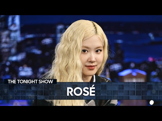 ROSÉ Reminisces on Her BLACKPINK Audition, Shows Jimmy How to Play the APT. Drinking Game (Extended)