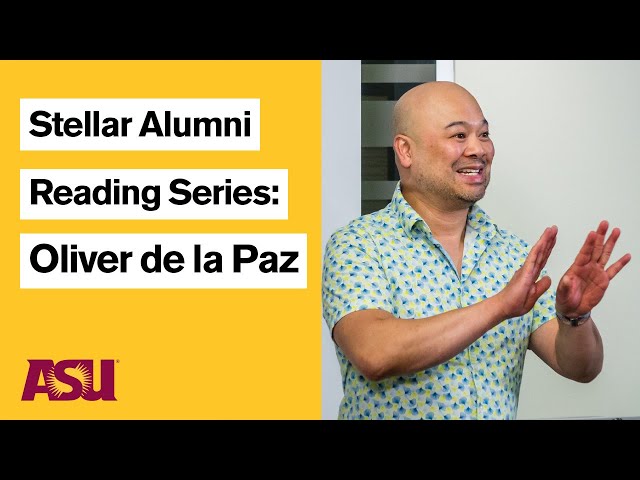 Stellar Alumni Reading Series: Oliver de la Paz