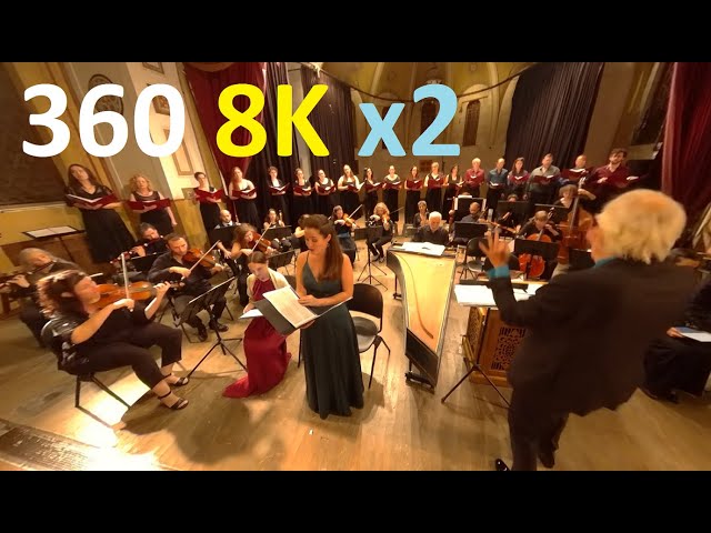 Telemann, Deus Judicium Tuum - Jerusalem Baroque Orchestra, Ensemble Caprice (Canada), 360 8K Video.