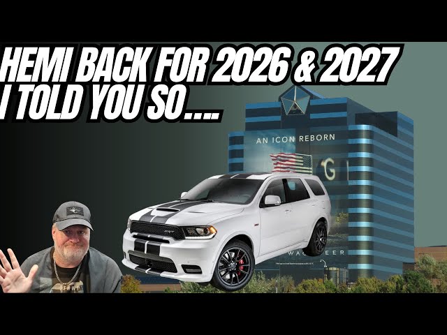 Hemi V8 Is Back For 2026 I Told You So