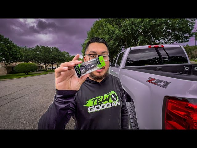 FISHING THE NEW GOOGANBAITS MINI FILTHY FROG IN A CRAZY STROM!!