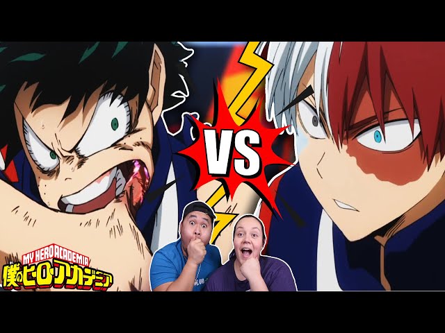 My Hero Academia S2 Ep: 9-10: DEKU VS TODOROKI!!!