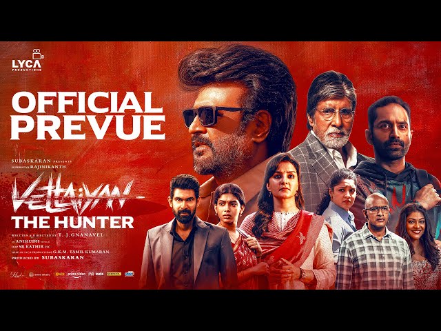 Vettaiyan - The Hunter (Kannada) | Prevue | Rajinikanth | Amitabh Bachchan | TJ. Gnanavel | Anirudh