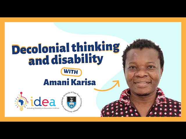 Amani Karisa – Decolonial thinking and disability