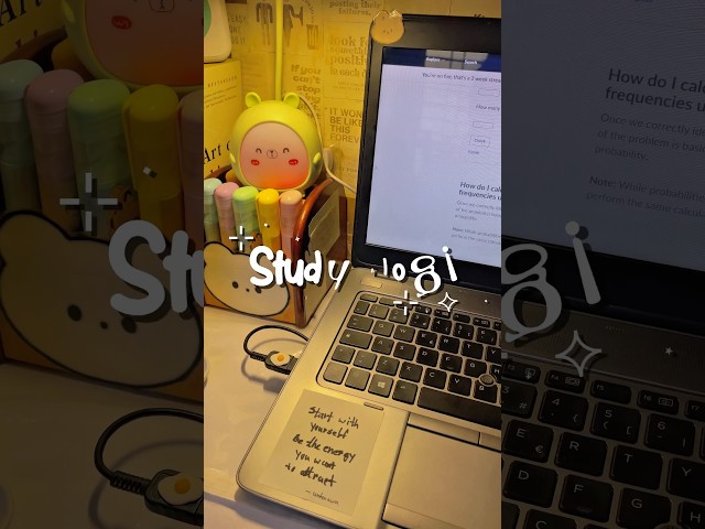 ⋆.˚ASMR Study Vlog| Study With Me  #shorts #asmr #aestheticstudying #studyvlog #studytips