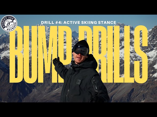 Learn How To Ski Moguls | Bump Drills #4 | Active Skiing Stance