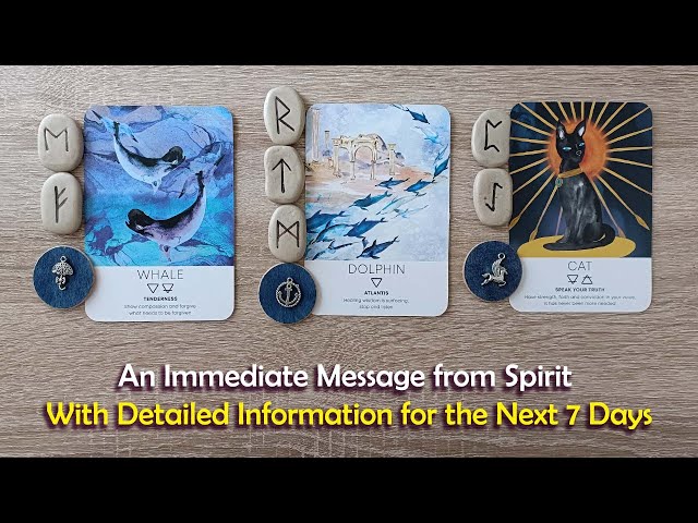 An immediate message from Spirit👉📩💖with detailed information about the next 7 days💖✨🙏