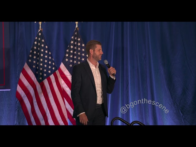 Eric Trump Speaks at Team Trump on Tour Event in Wyandotte, Michigan