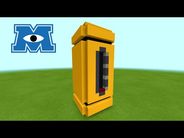 Minecraft Tutorial: How To Make A Scream Capsule from "Monsters, Inc."