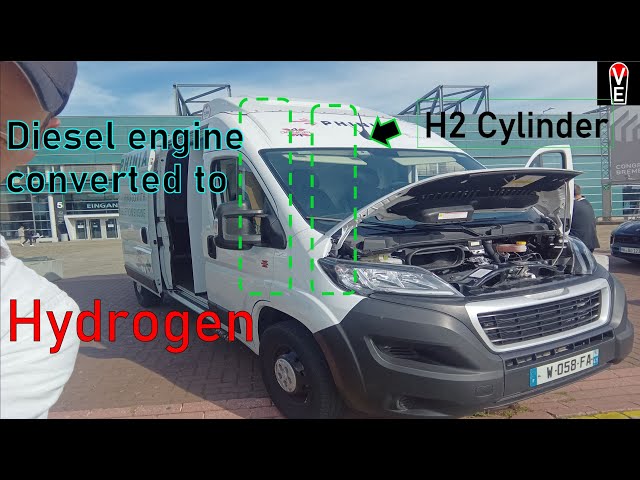 pure hydrogen converted direct h2 injection diesel car H2 kit