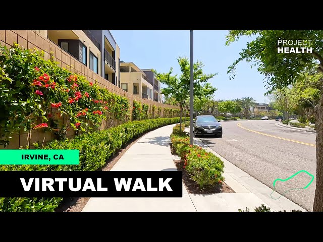 15 Minute Workout - Virtual Scenery - Treadmill / Exercise Machine (Irvine, CA) 4K/60fps