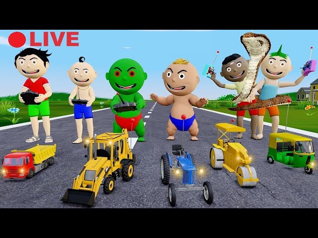 Bittu Sittu Cartoon | Jcb Tractor Wala Cartoon | Pagal Beta | Desi Comedy Video | Cs Bisht Vines