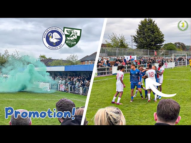 Flares are thrown in an Eventful Playoff Final! Marlow v Leatherhead