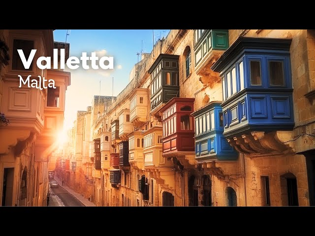 Valletta, Malta ☀️ This City Is So Beautiful – I Was Surprised! 😍 4K HDR