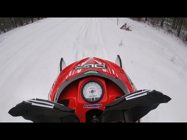 Rippin the race sled Lewiston MI