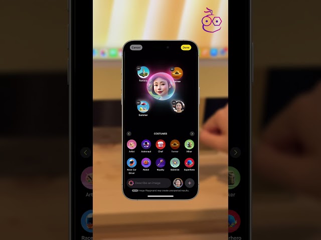 iOS 18.2 ดูคลิปเต็มได้ช่องเราเลย #iMoD #iOS18 #appleinteligence #genmoji #imageplayground