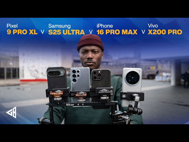 Galaxy S25 Ultra vs iPhone 16 Pro Max vs Pixel 9 Pro XL vs Vivo X200 Pro Camera Comparison