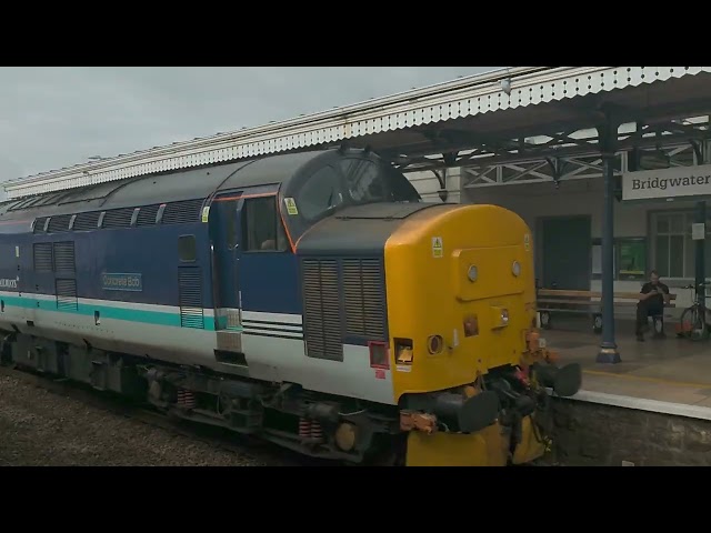 Taunton to Bromsgrove drs route learning 37425 concrete bob